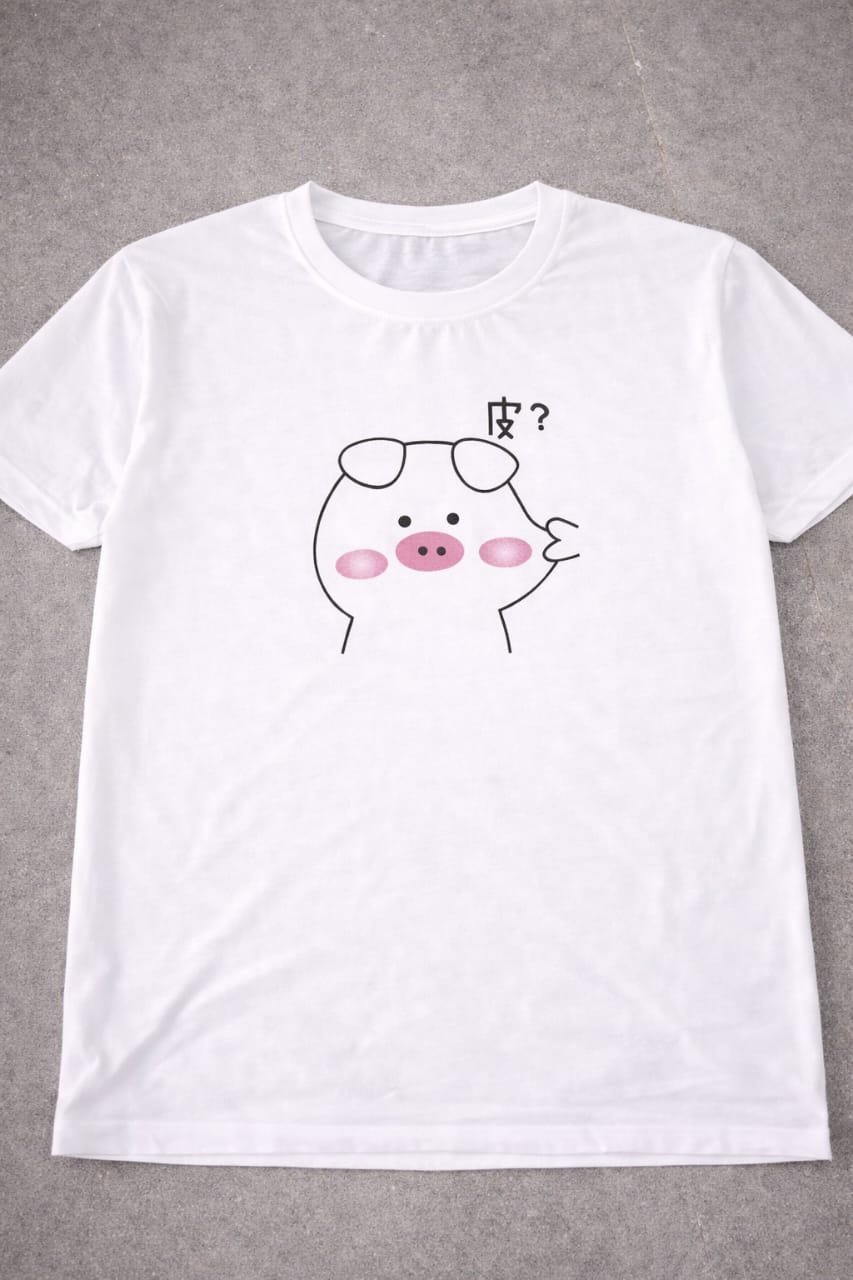 Pig cutie crop tee