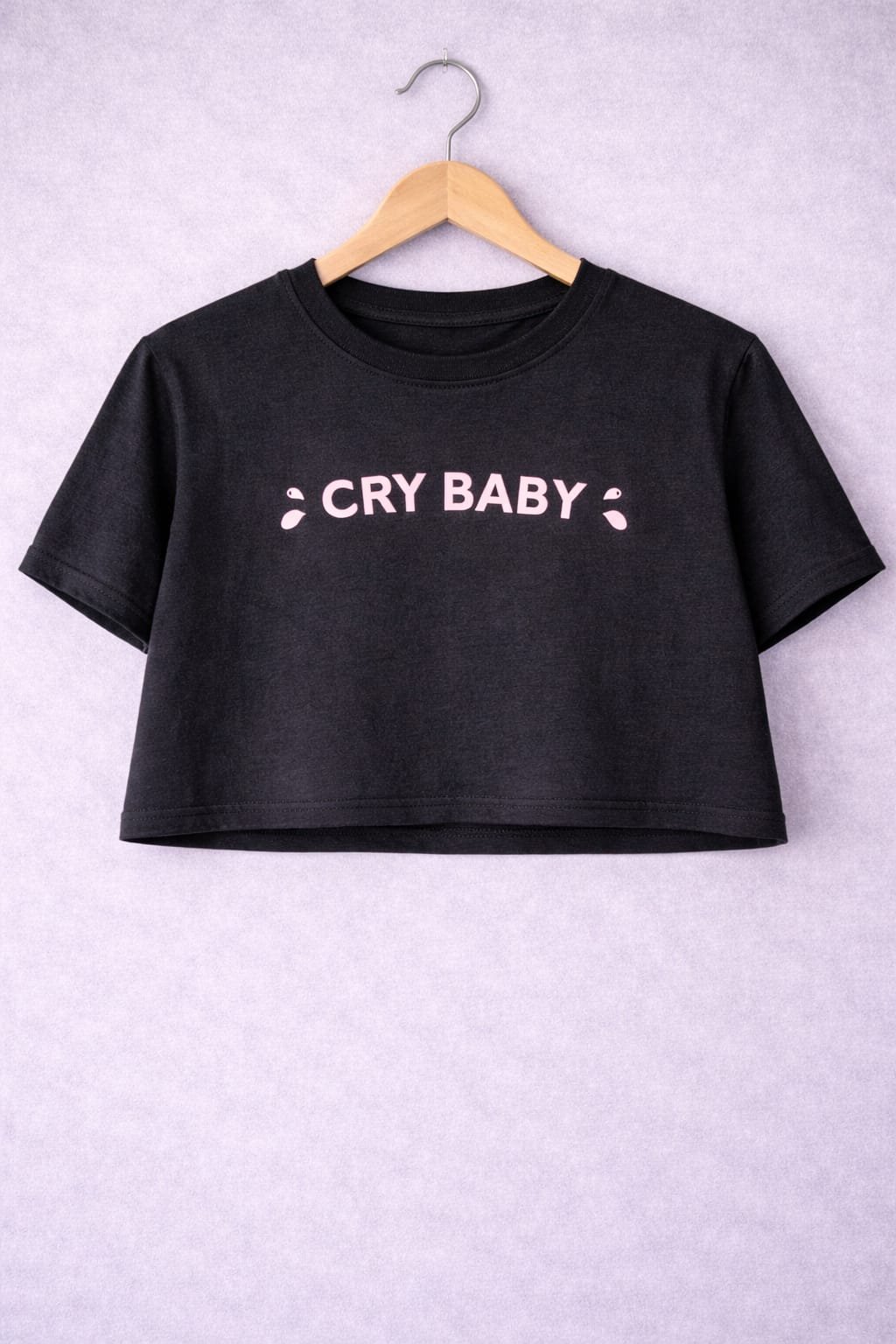 Cry baby crop tee