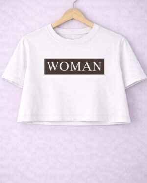 Woman shadow crop tee
