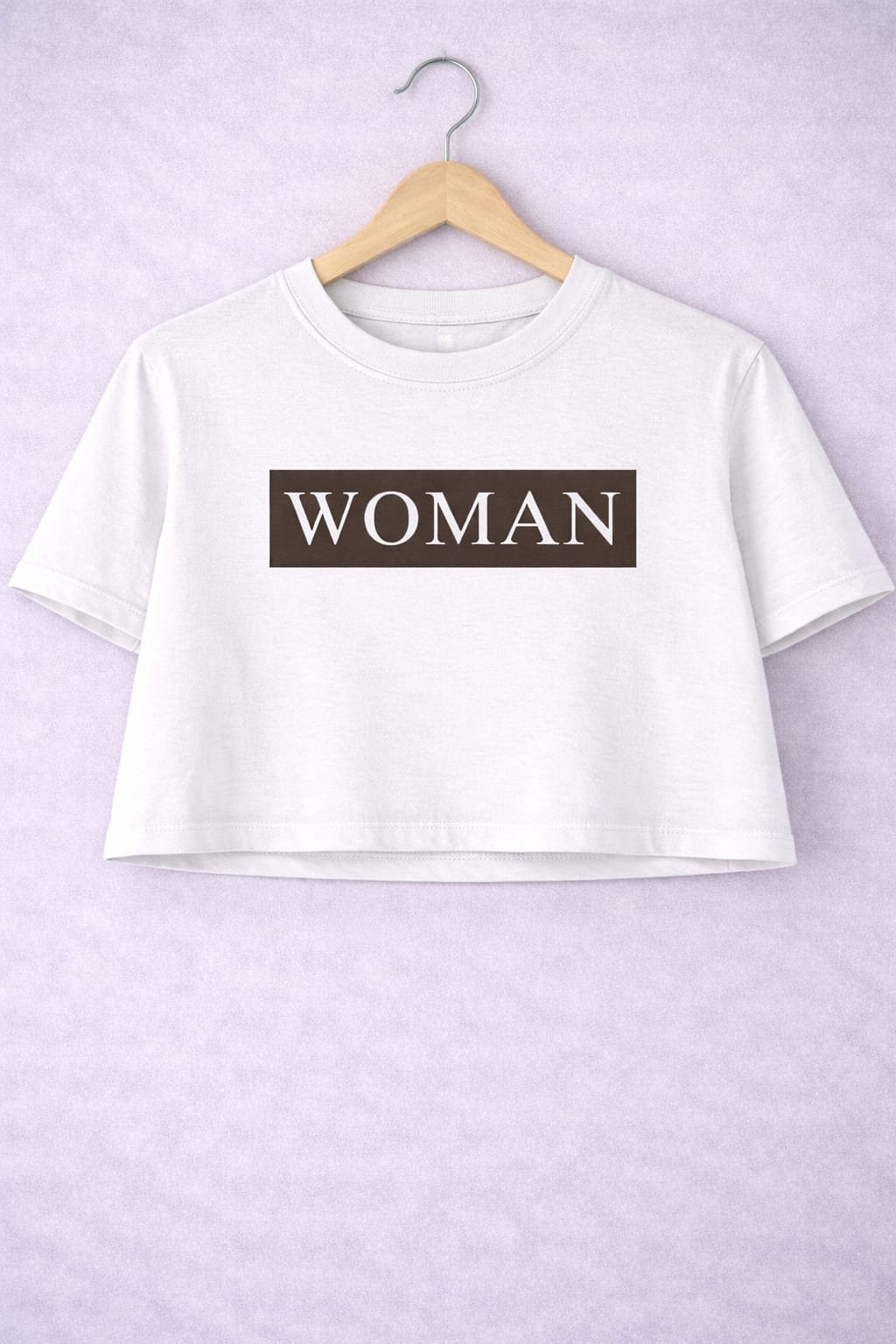 Woman shadow crop tee