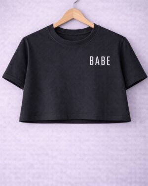 Babe crop tee