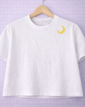 Moon crop tee