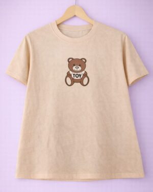 Teddyyy toy crop tee