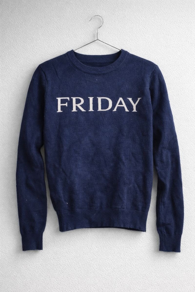 Friday Text Sweatshirt