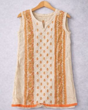 Women’s Printed Sleeveless Kurti