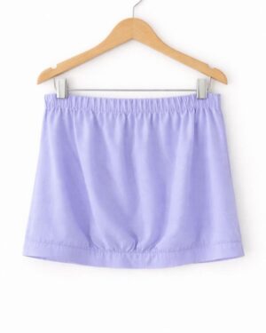 Lilac Strapless Top