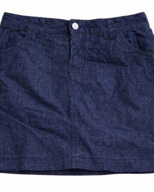 Midnight Blue Denim Mini Skirt