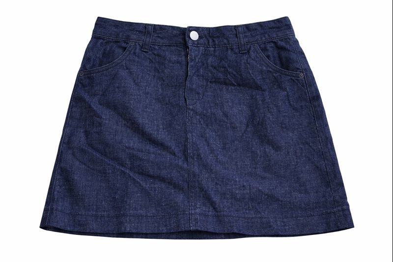 Midnight Blue Denim Mini Skirt