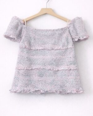 Girls Smocked Frill Top