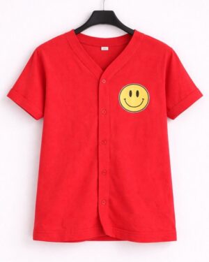 Happy Smiley Red Kids Tee