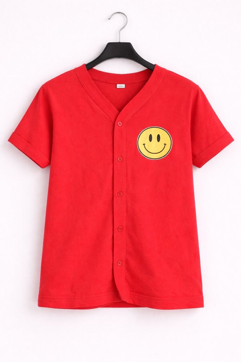 Happy Smiley Red Kids Tee