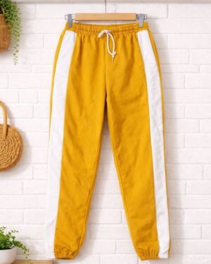 Mustard Side Stripe Jogger