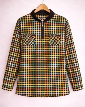 Multicolor Check Utility Shirt