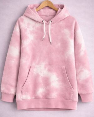Blush Tie-Dye Hoodie