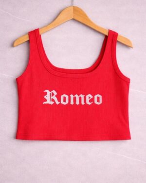 Romeo Ribbed Crop Top