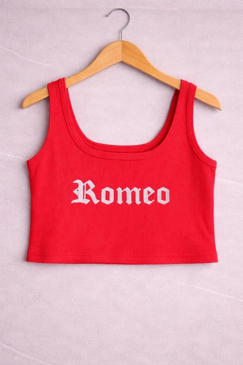 Romeo Ribbed Crop Top