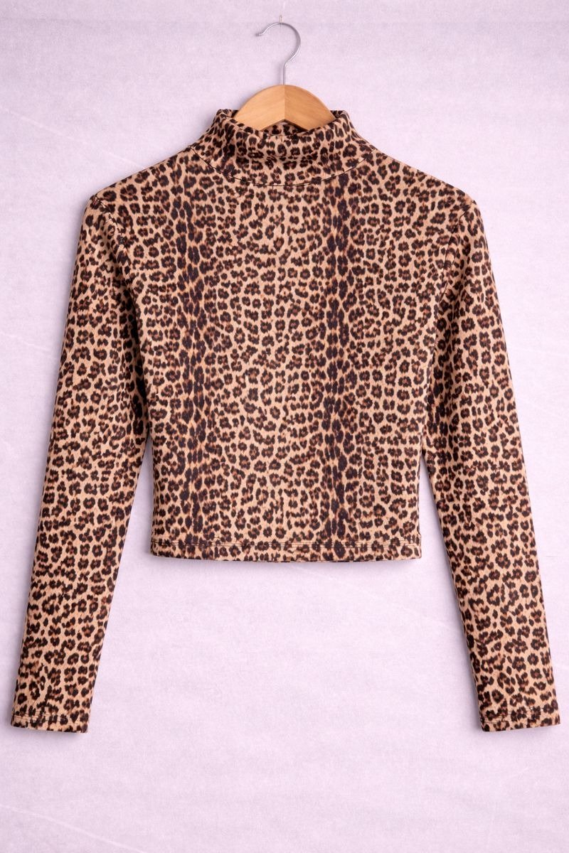 Wild One One-Shoulder Leopard Top