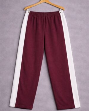 Dual Tone Maroon Comfort Pants
