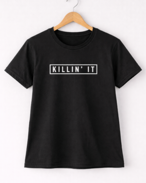 Killin’ It Printed Black T-Shirt
