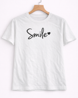 Smile Script Men’s Half-Sleeve T-Shirt