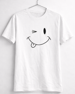 Playful Smiley Face Tee