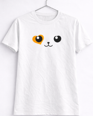 Love Eye Smiley White Tee