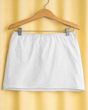 Classic White Cotton Tube Top