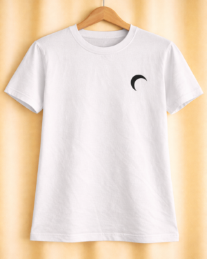 Midnight Crescent White T-Shirt
