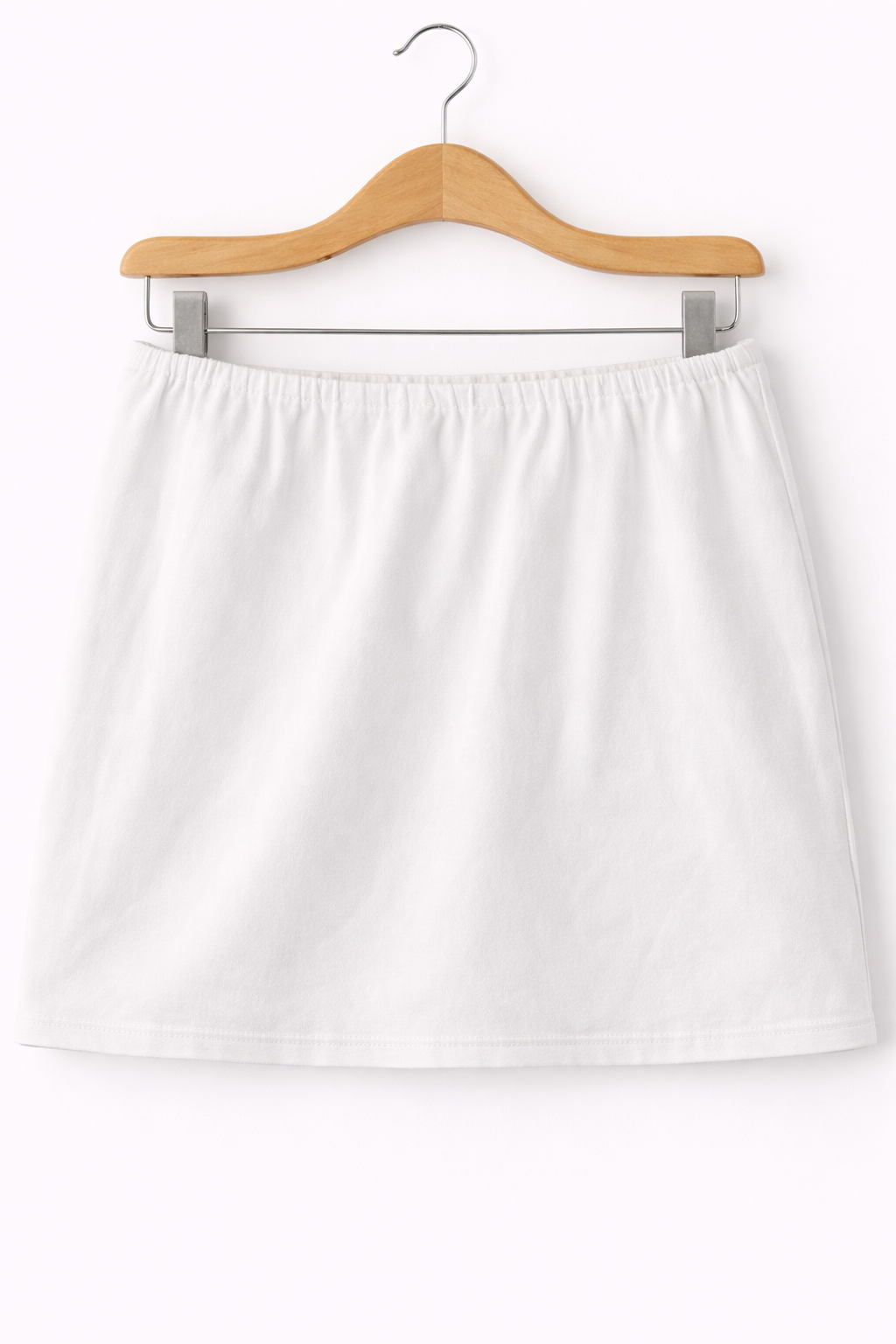 Pure White Mini Skirt
