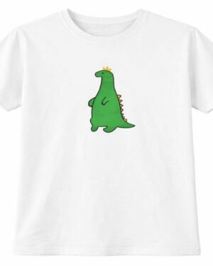Cute Dino King Printed T-Shirt