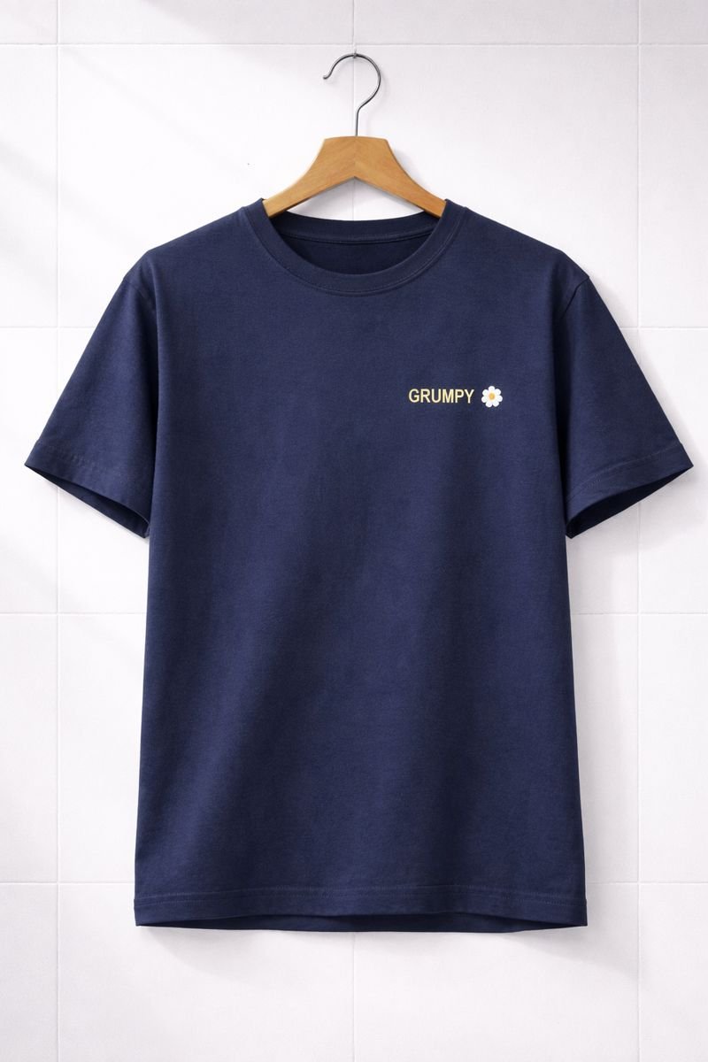 Grumpy Minimal Graphic T-Shirt