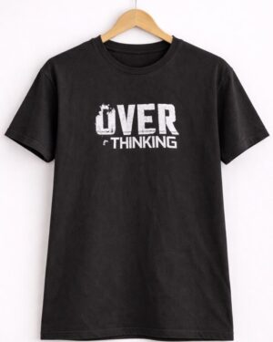 Overthinking Black T-Shirt