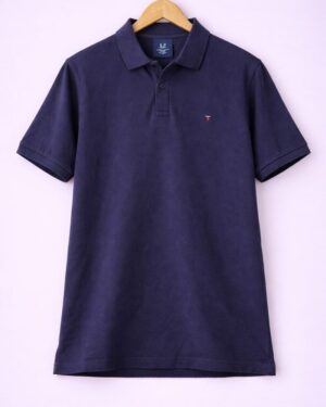 Navy Blue Premium Polo T-Shirt