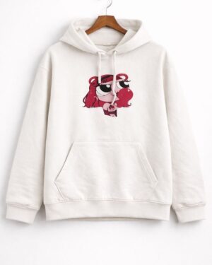 Cute Character Print Hooded Sweatshirt