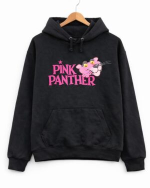 Pink Panther Black Hoodie