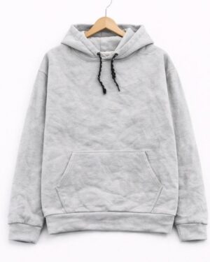 Classic Grey Zip-Up Hoodie