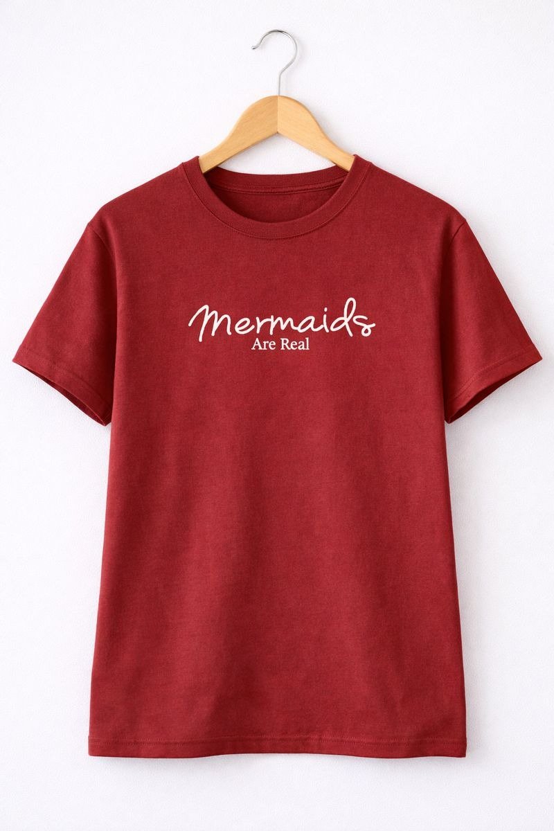 Mermaids Are Real Graphic T-Shir