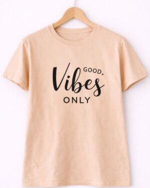 Good Vibes Only Printed T-Shirt