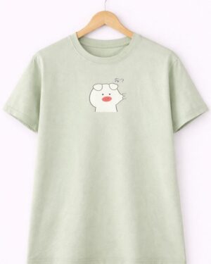 Cute Piggy Minimal Graphic Tee