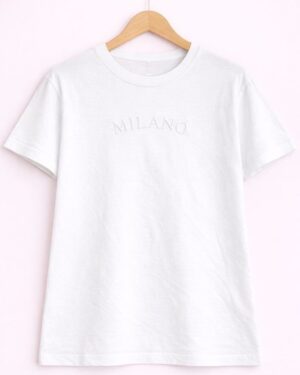 Milano Minimal White Tee