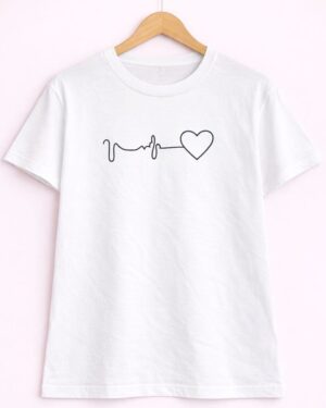 Heart Printed T-Shirt