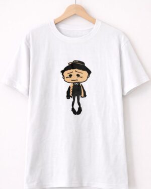 Moody Cartoon Graphic T-Shirt