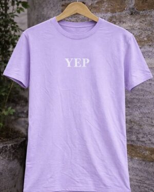 Minimal YEP Print T-Shirt