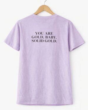 You Are Gold Lavender Oversized T-Shirt